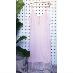 House Of Harlow x Revolve Pink Emma Lace Hem Slip